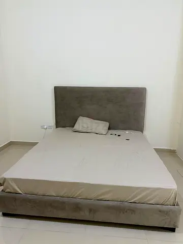 Comfortable King Size Bed with Soft Headboard