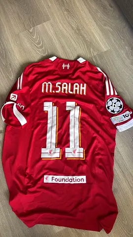 Match worn shirts from liverpool V PSG champions league