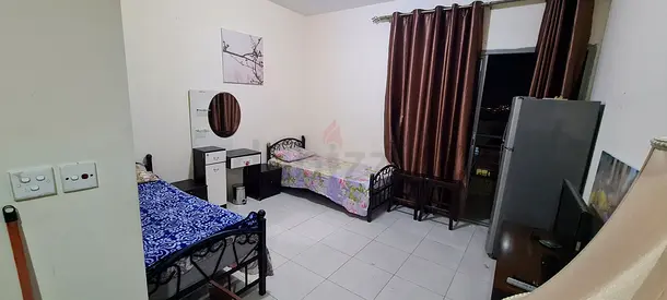 Master Room Available in Tecom Near DIC Metro Station with balcony and Bathroom