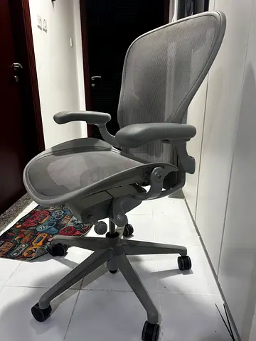 Herman Miller Remastered Aeron Chair Type C Mineral Colour