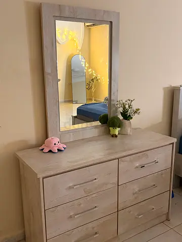 Modern Dresser with Mirror