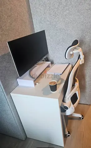 Office table and chair