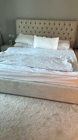 Luxury new bed and side tables