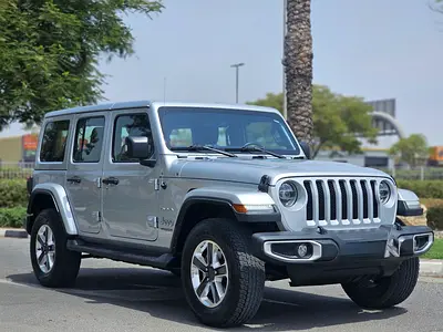 GCC 2022 Jeep Wrangler Sahara Unlimited Plus - Pristine Condition