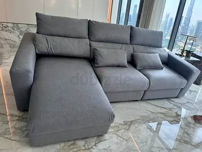 Ikea eskilstuna L shape sofa under storage