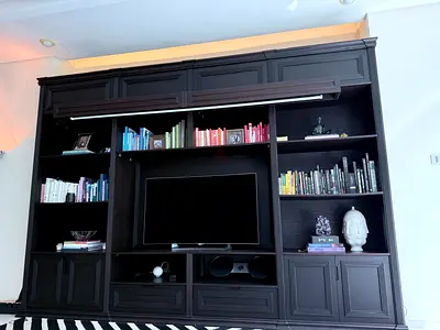 Customized TV Bookcase