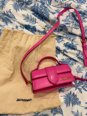 My Jacquemus pink mini crossbody bag (includes dust bag) price negotiable