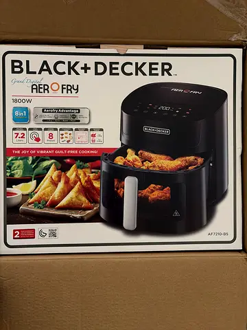 Black+Decker 8-in-1 Air Fryer — Brand new (Box Included)
