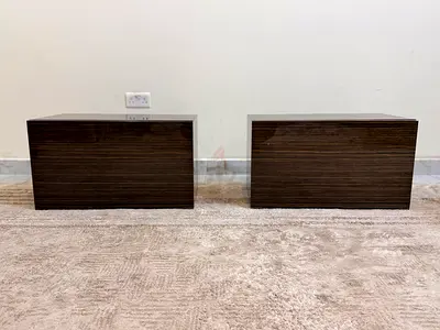 ( Minotti ) Luxury Pair of Calder Nightstands – Premium Italian Design | Modern Elegance