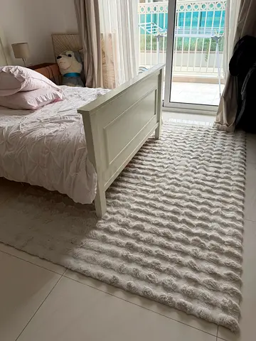 Home Centre Furry Rug