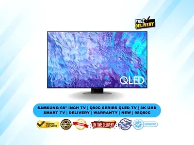 Samsung 98 Inch TV | Q80C Series QLED TV | 4K UHD Smart TV | Delivery | Warranty | New | 98Q80C