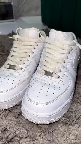 White Nike Air Force 1 sneakers
