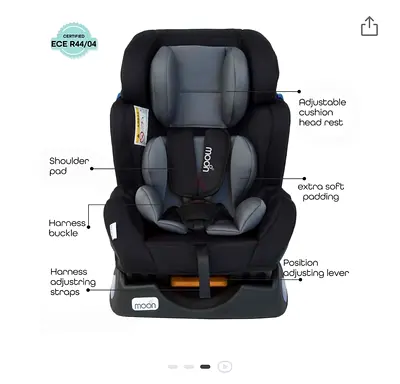 Moon Sumo convertible car seat (rear  forward-facing, 0–25 kg)
