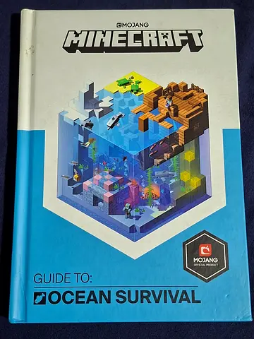 Minecraft: Guide to Ocean Survival — Official Hardcover (Good Condition)