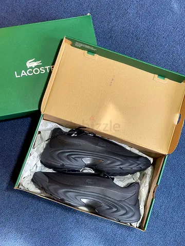 Lacoste black mens sneakers - in original box