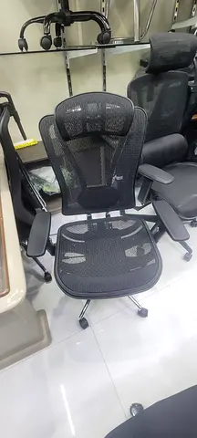 Ergonomic Mesh Office Chair with Headrest (Good Condition)