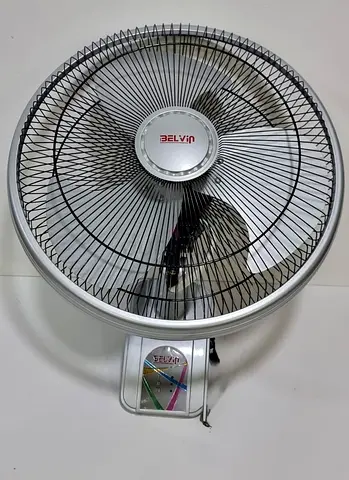 BELVIN 18-inch Silver Wall Fan - powerful cooling