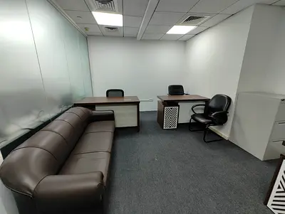 FURNISHED OFFICE | CHILLER & DEWA FREE | 28000 YEARLY.