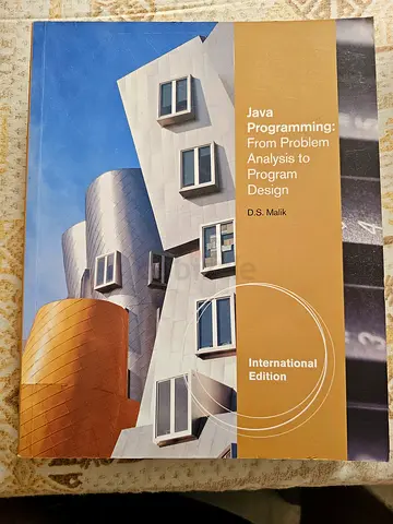 Java Programming: From Problem Analysis to Program Design (D.S. Malik) - International Edition book