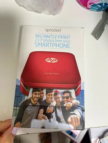 HP Sprocket Portable Instant Photo Printer (Red) - 2x3 Smartphone Prints