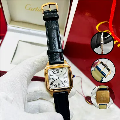 Cartier Leather Strap Watch