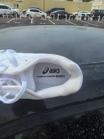 ASICS x Comme des Garçons white sneakers — brand new