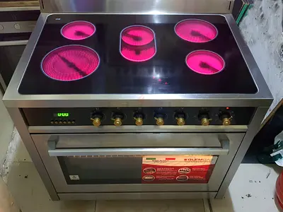 Glamgas five burner cooker electric ceramic 90cm