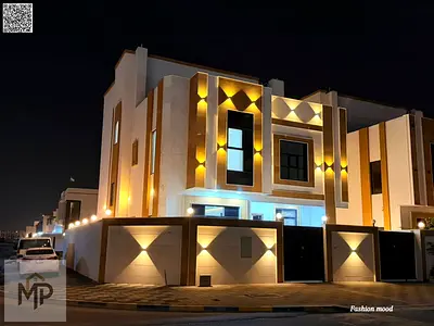 Corner Villa for sale | ajman| al zahia area | 7 master rooms, majlis, 3 halls, roof| freehold| negotiable price.