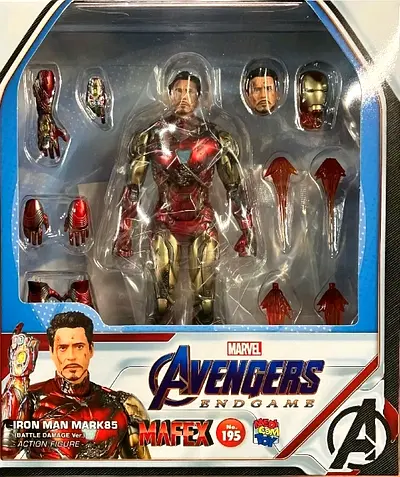 Avengers: Endgame MAFEX No.195 Iron Man Mark 85 (Battle Damaged) Action Figure