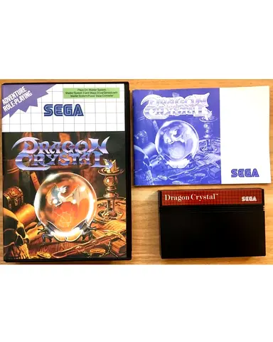 Dragon Crystal Sega Master System Game Complete