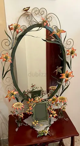 Mirror and frame