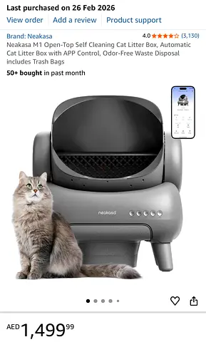 Cat litter tray, automatic self cleaning, never used