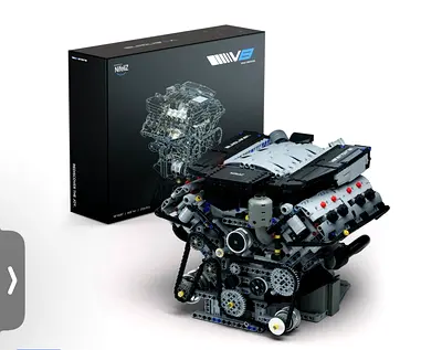 V8 engine mechanical model kit - assembled building set