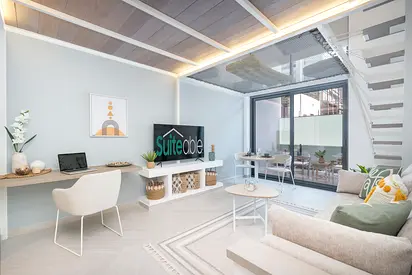 Modern Loft Studio | Oxford 212 JVC | Sofa Bed | Work-Friendly | All Bills Included