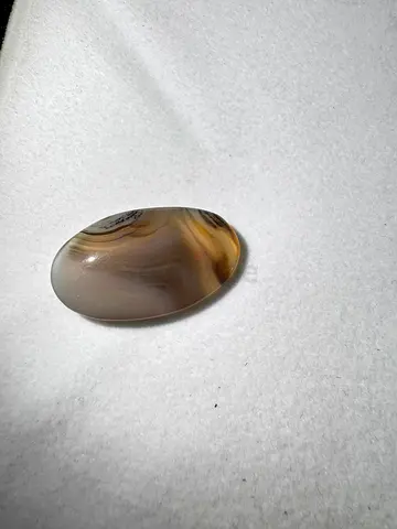 Natural Polished Banded Agate Cabochon