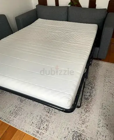 Ikea vimle gunnared dark Sofa bed with mattress