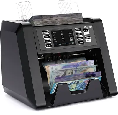 Money Counter Machine Mixed Denomination, Multi Currency Value Count,