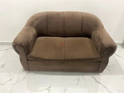 Two seater sofa and double bed mattress