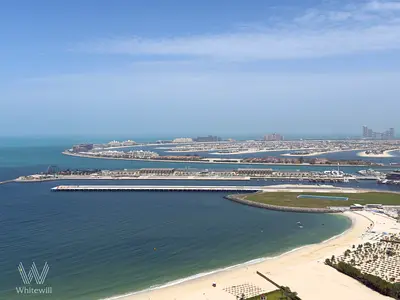 Full Sea & Palm View|High Floor|Steps To the Beach