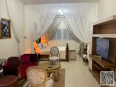 A golden opportunity! Luxurious, fully furnished studio apartment for monthly rent in Ajman One Towe