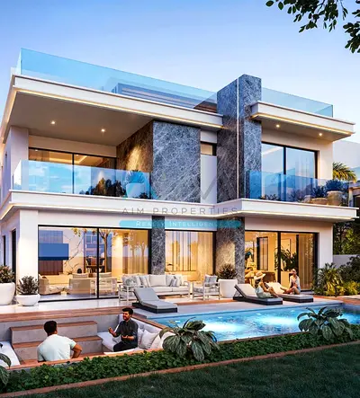 END CORNER 6BR INDEPENDENT VILLA HUGE GREEN BELT DAMAC ISLANDS WITH PAYMENT PL