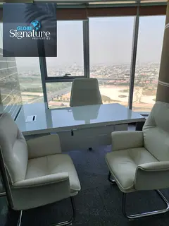 Furnished High Floor Office | 835 Sqft | Near Metro | Vacant