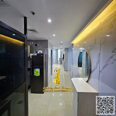 فرصة ذهبية أفخم استوديو مفروش بالكامل للإيجار الشهري في ابراج الهورايزون الراشدية 1  – عجمان ✨