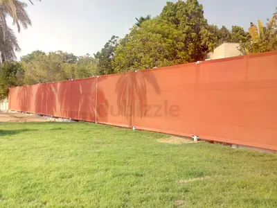 wall fence and wall shade