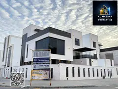 Corner villa in Al-Haliyo, 5000 sq ft, with a swimming pool, elevator, roof terrace, and very spacio