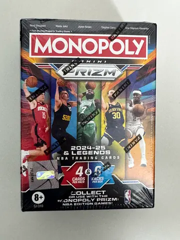 Monopoly Prizm 2024-25  Legends NBA trading cards box (brand new)