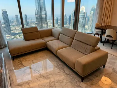 Almost like new condition Natuzzi L shape sofa