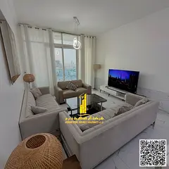 ✨ Luxury apartment for monthly rent, three bedroom and a hall with an sea view, fully furnished wi