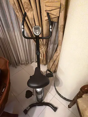 Compact upright exercise bike - used, working condition