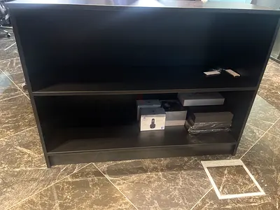 Sturdy Black Bookshelf